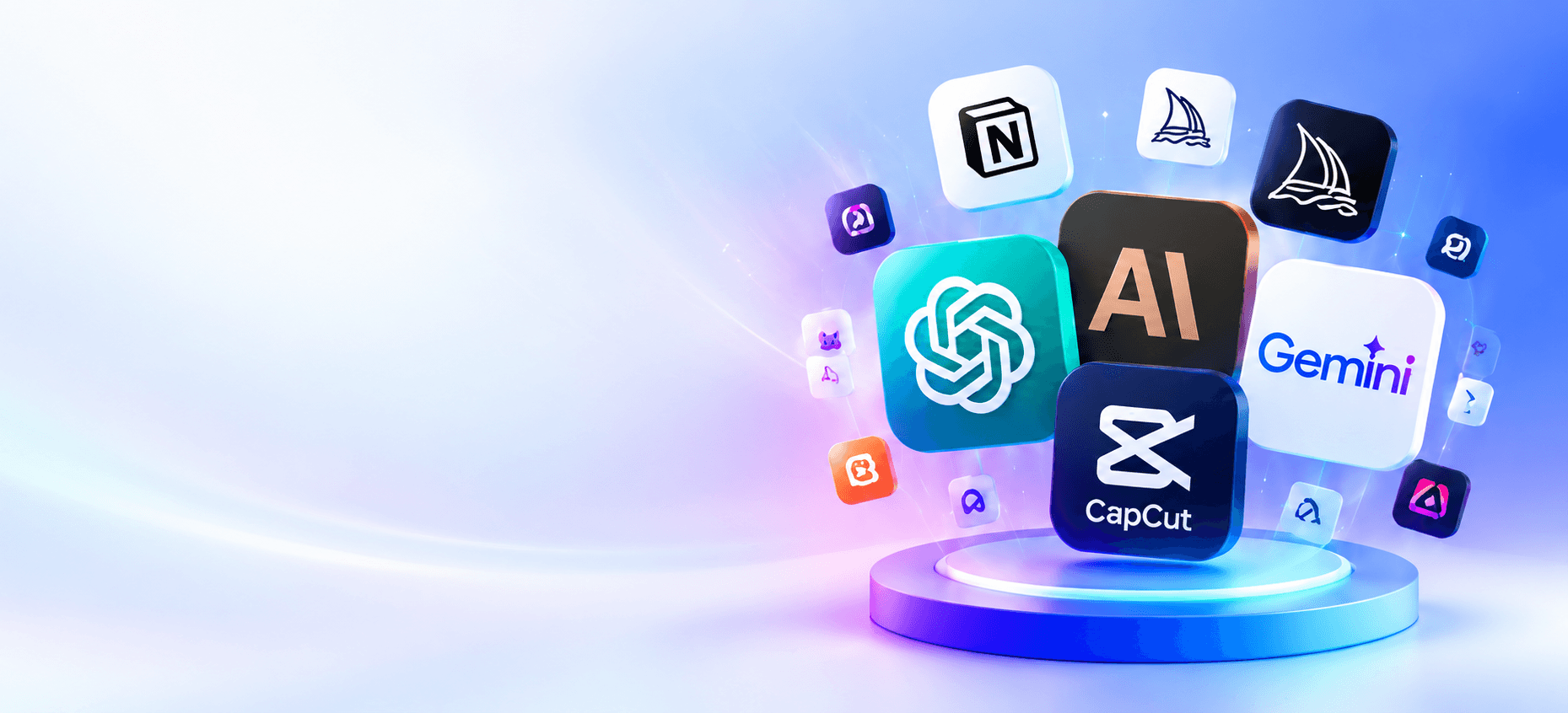 AI servislar: ChatGPT, Claude, Gemini, CapCut, Midjourney
